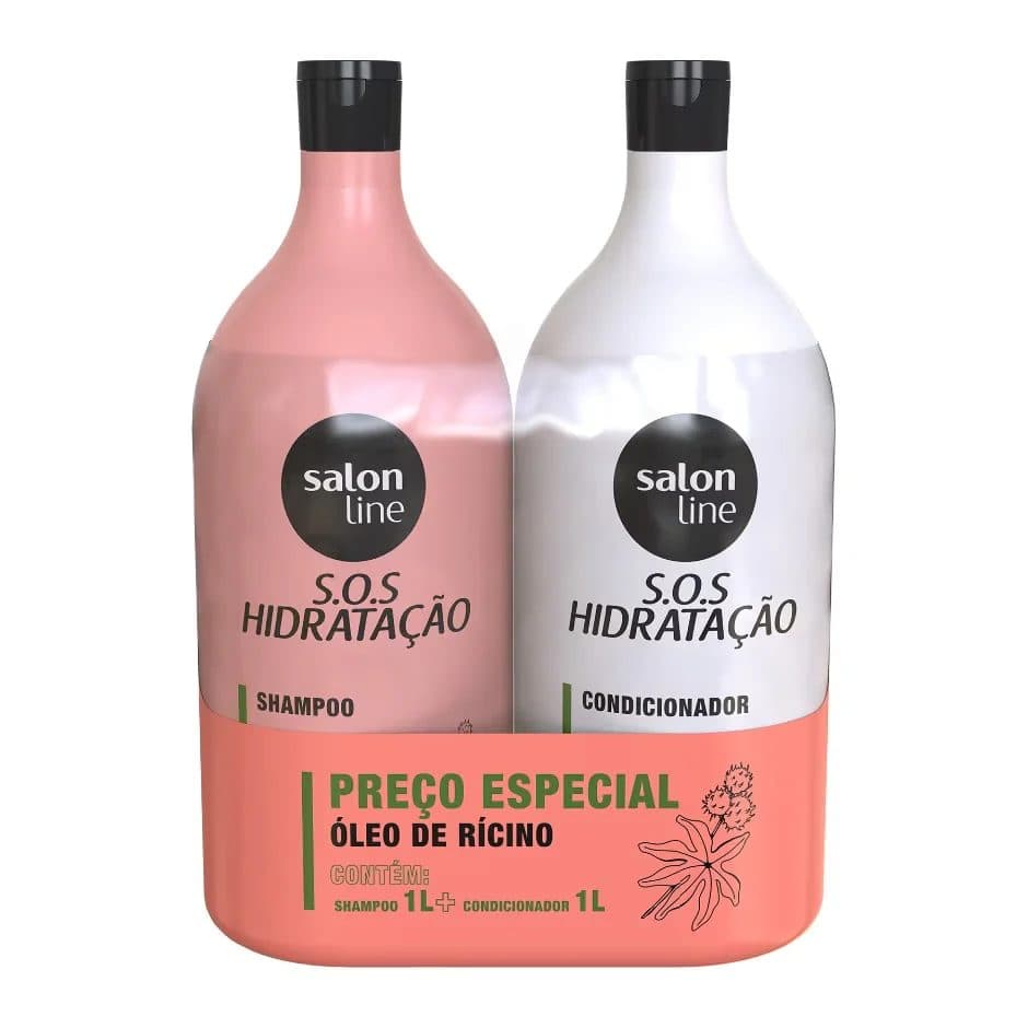 KIT HIDRATACION OLEO DE RECINO SALON LINE