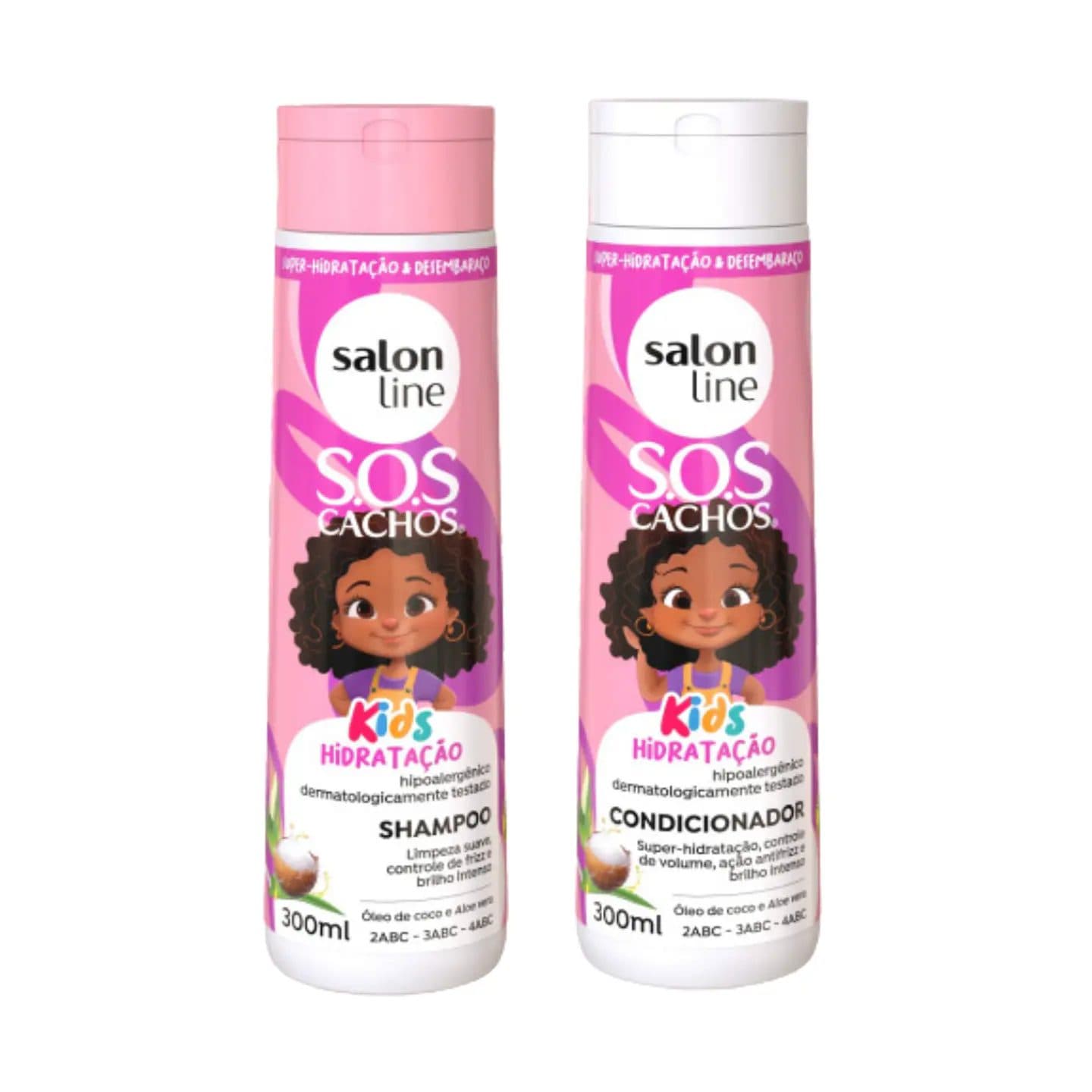 SET CACHOS HIDRATACION KIDS SALON LINE