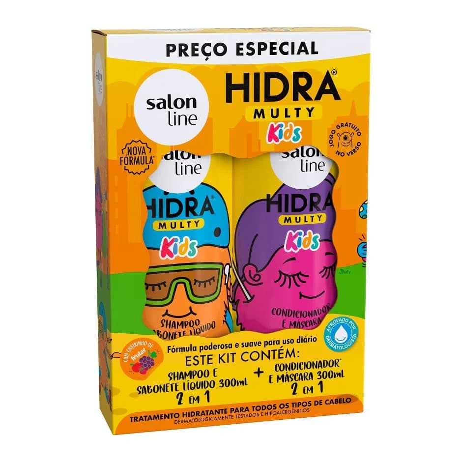 SET MULTY HIDRA KIDS SALON LINE