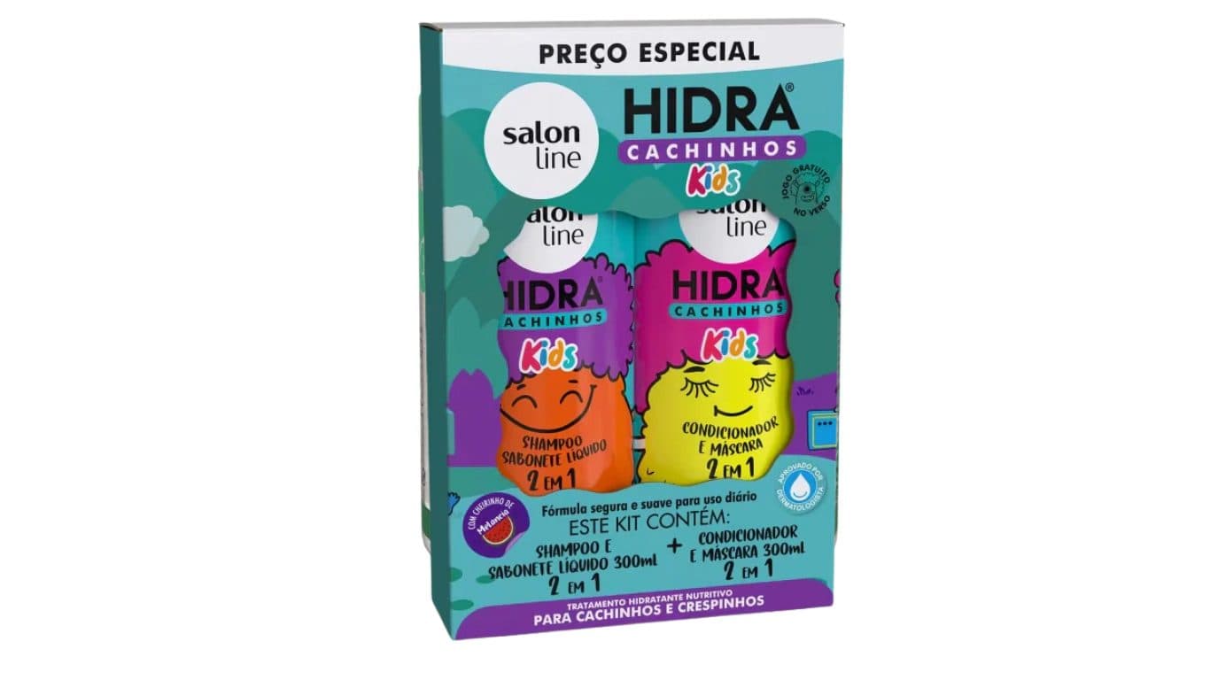 SET HIDRA KIDS CACHINHOS SALON LINE
