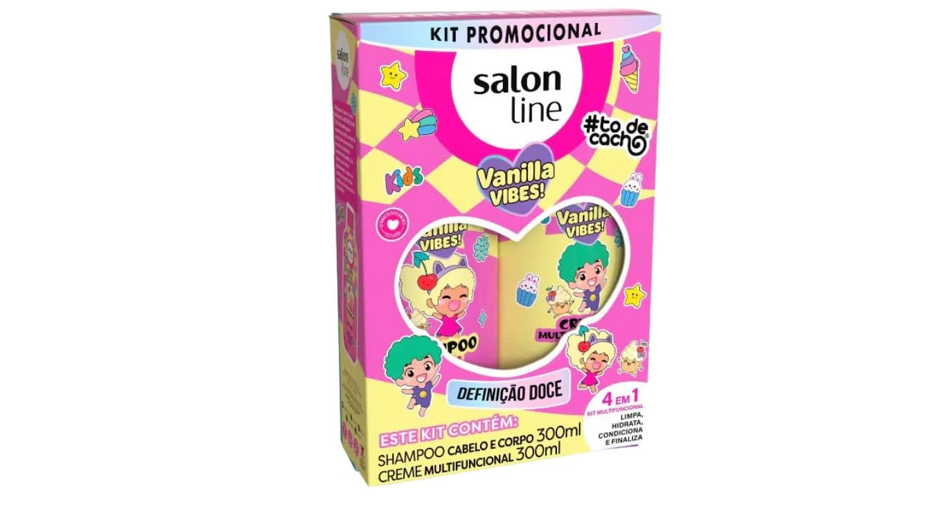 SET VAINILLA KIDS SALON LINE