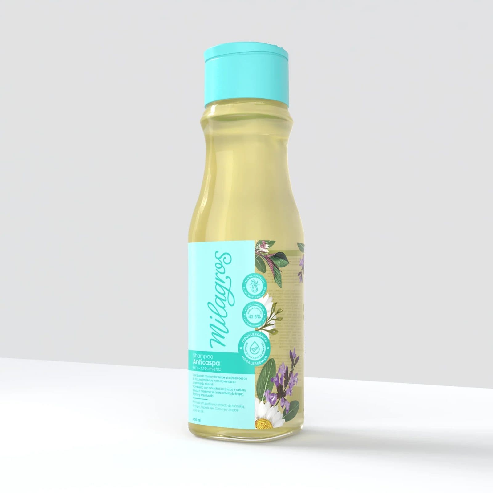 SHAMPOO ANTICASPA MILAGROS