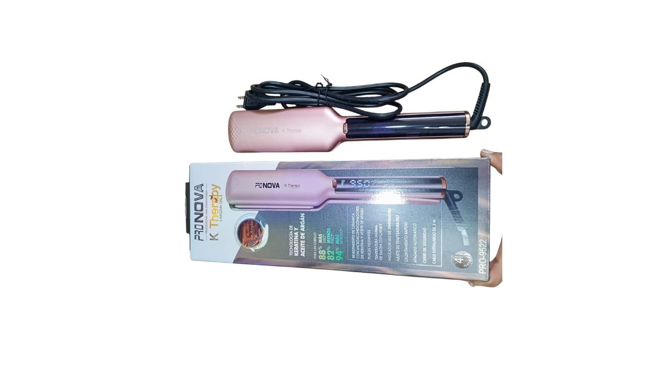PLACHA DE KERATINA PRONOVA 9522 ELECTRICOS CAPILARES